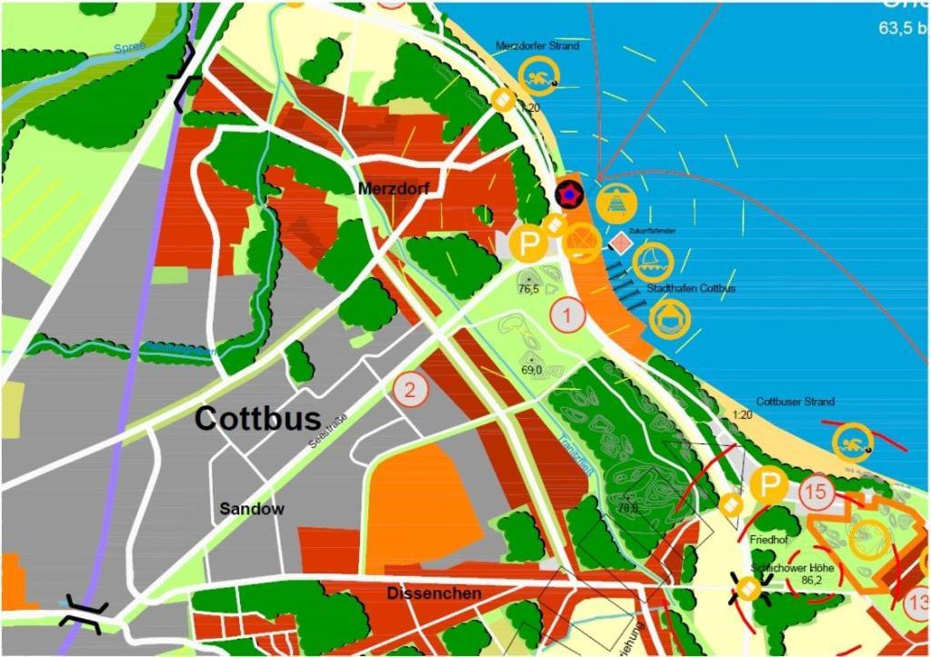 Zimmervermietung Cottbusser Ostsee Екстериор снимка
